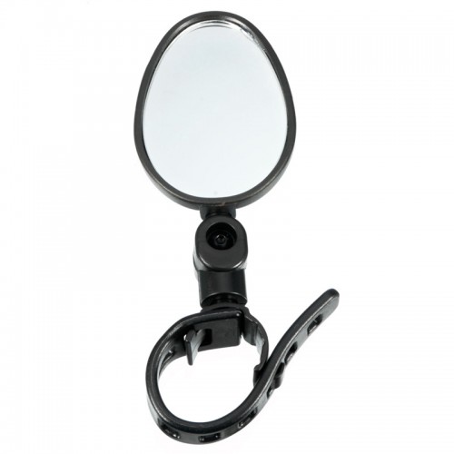 New - 360 Rotate Handlebar Rearview Mirror Black Bicycle Accessories